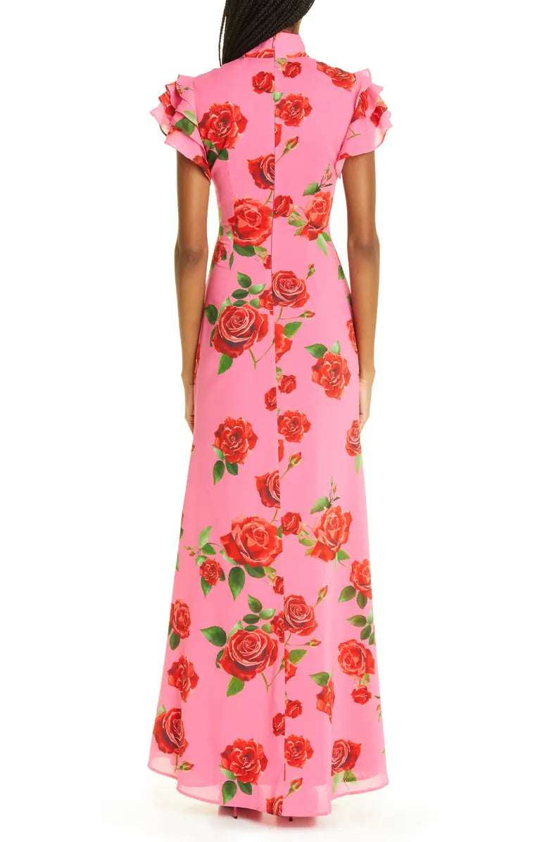 Sylvie Rose Ruffle Maxi Dress