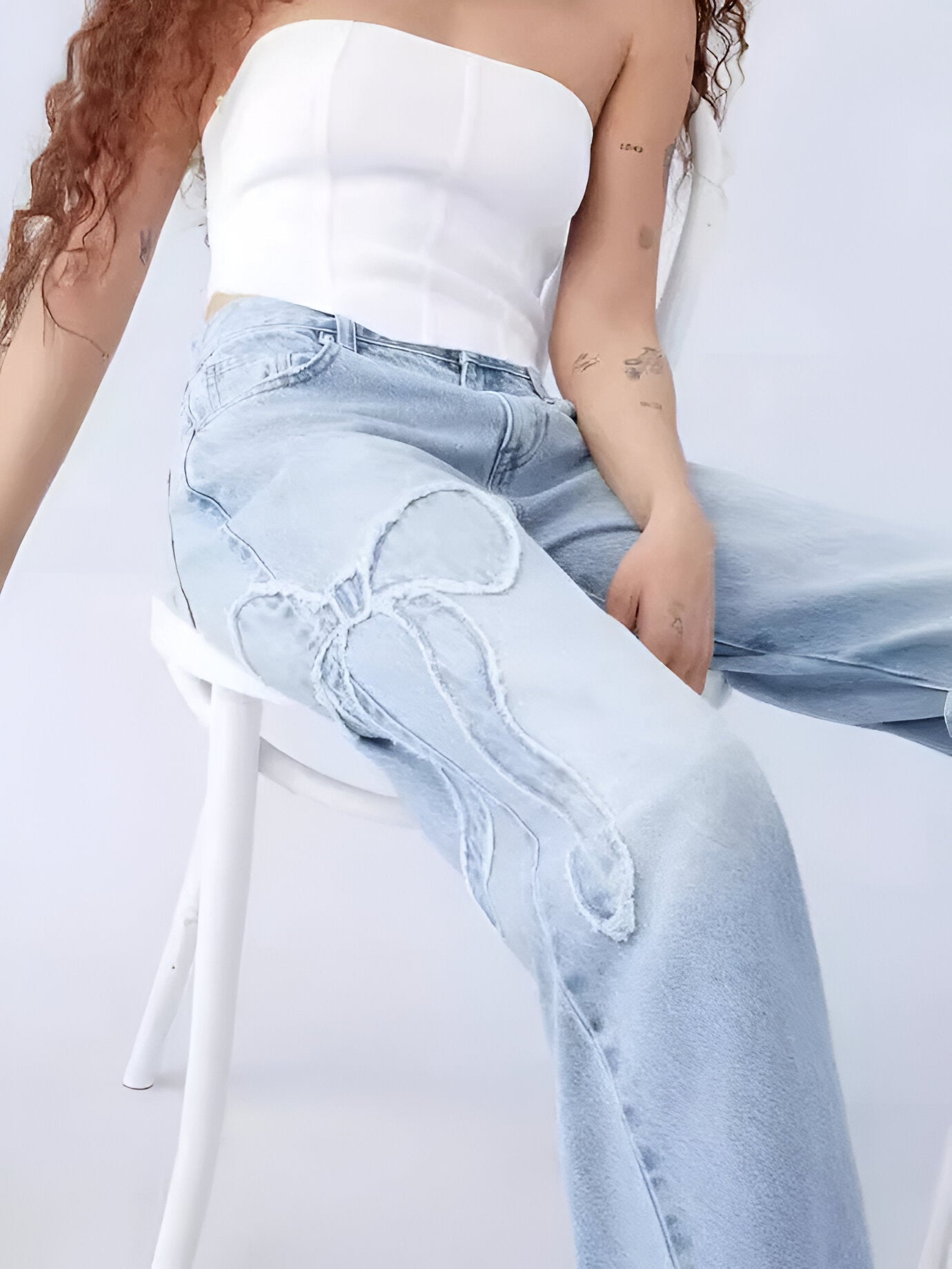 Belle™ | Bow Jeans