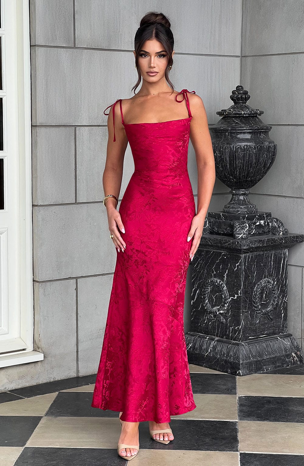 Kyara™ | Red Whitney Maxi Dress